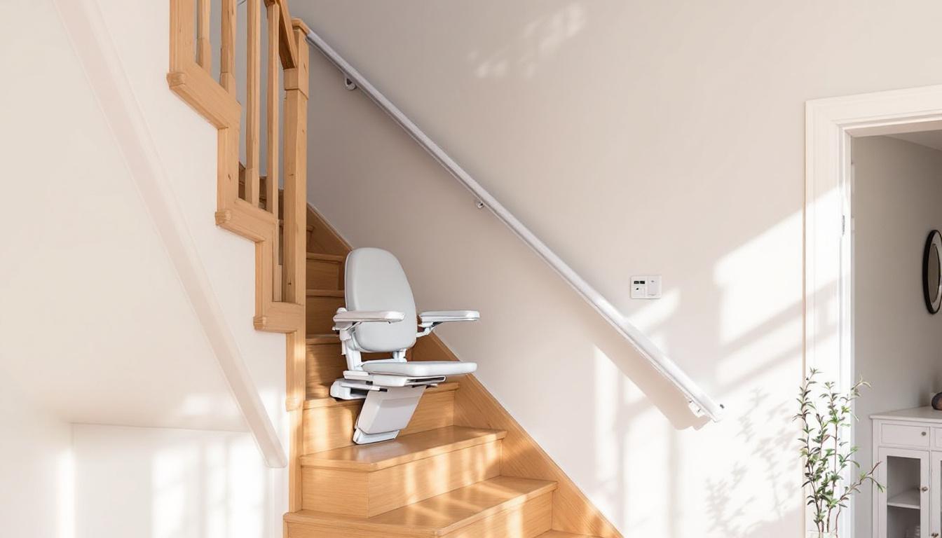 Monte-escalier droit