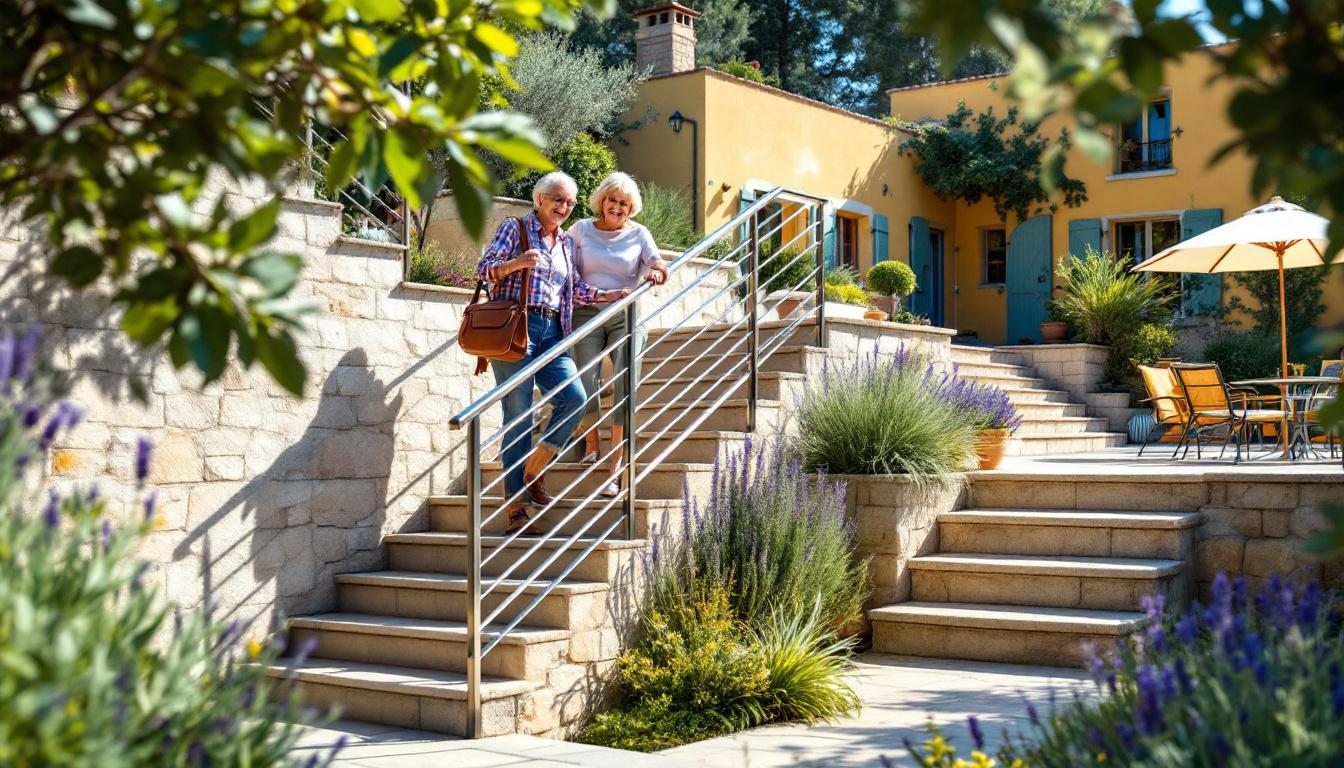 Installation monte-escalier